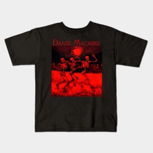 Danse Macabre Red Kids T-Shirt